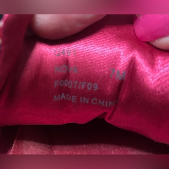 🥳Coach Rare Women’s Pink/White Rainbow Multicolor Sneakers Size 7M EUCHost Pick - Picture 3 of 8